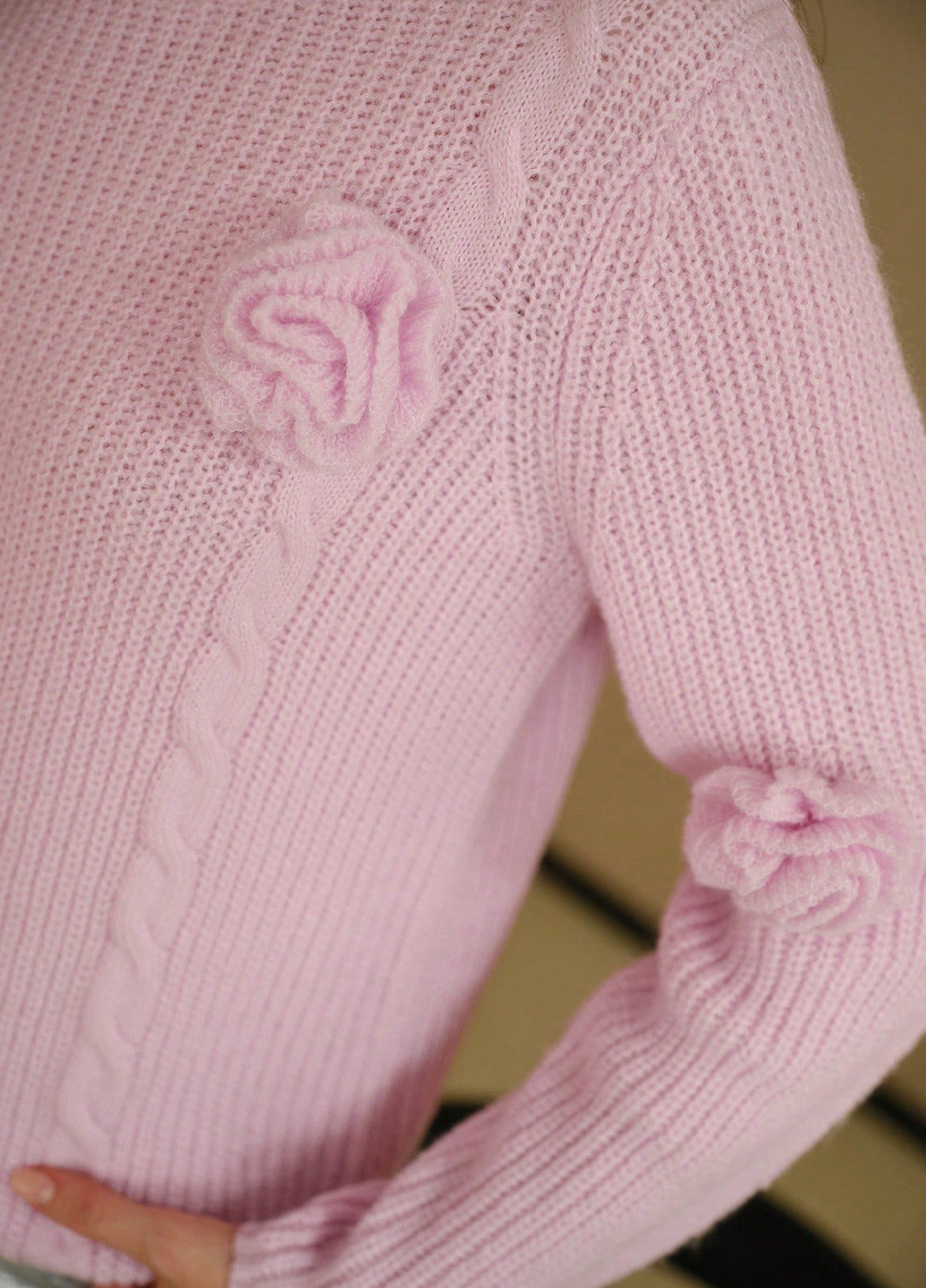 Розовый демисезонный джемпер джемпер SHEIN