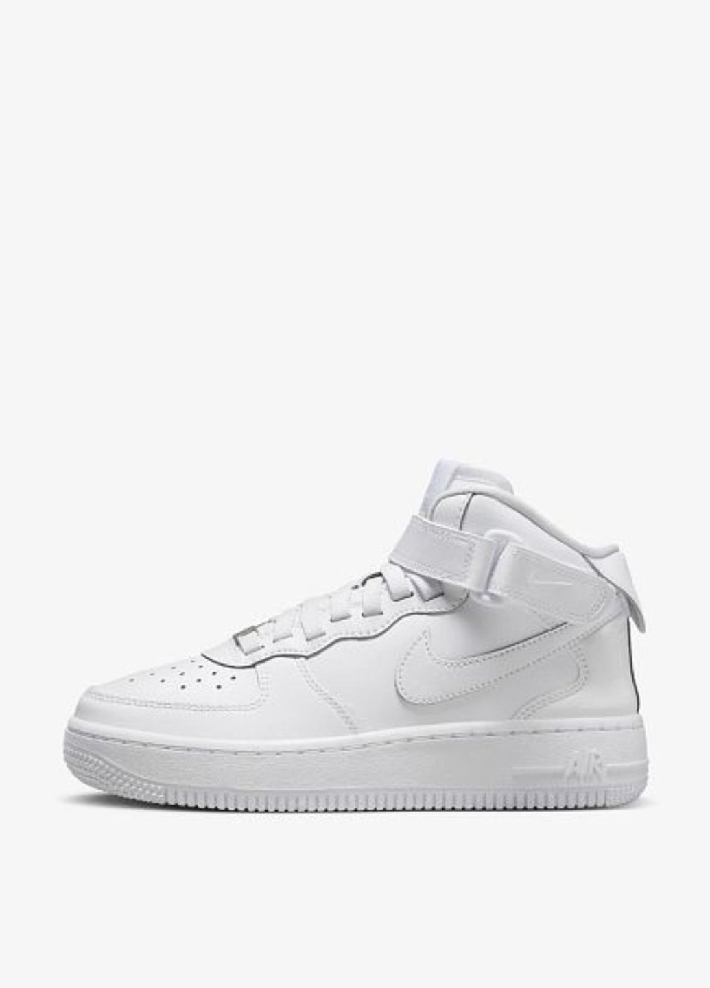 Кроссовки FN1193-111 Nike AIR FORCE 1 MID GS белые демисезоны (314516925)