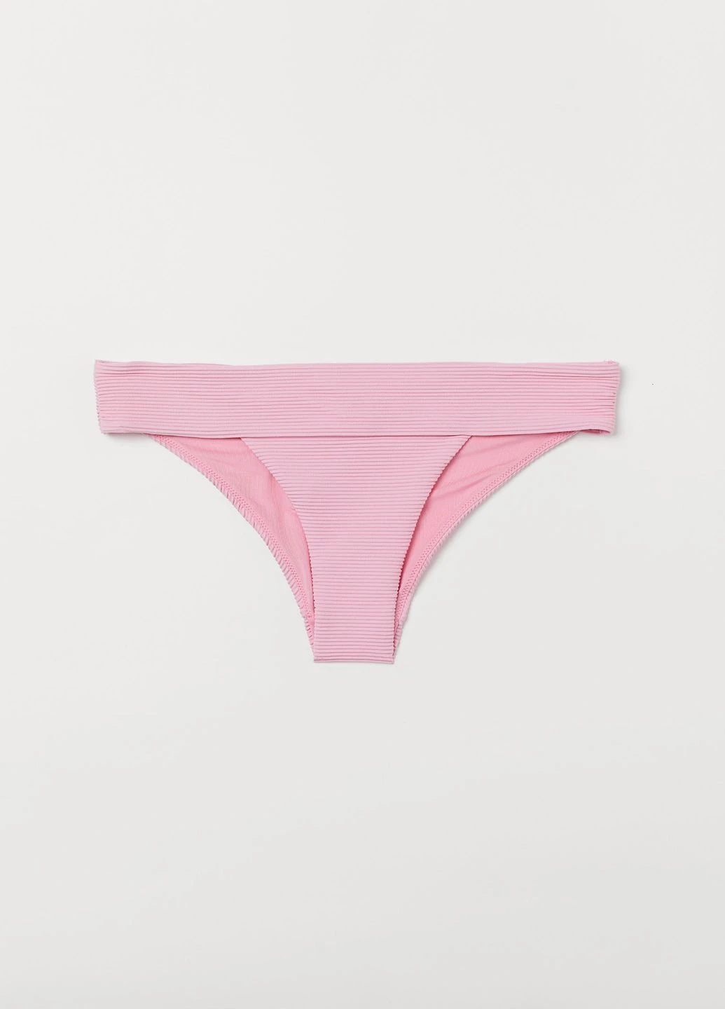 Розовые купальные трусики-плавки однотонные H&M