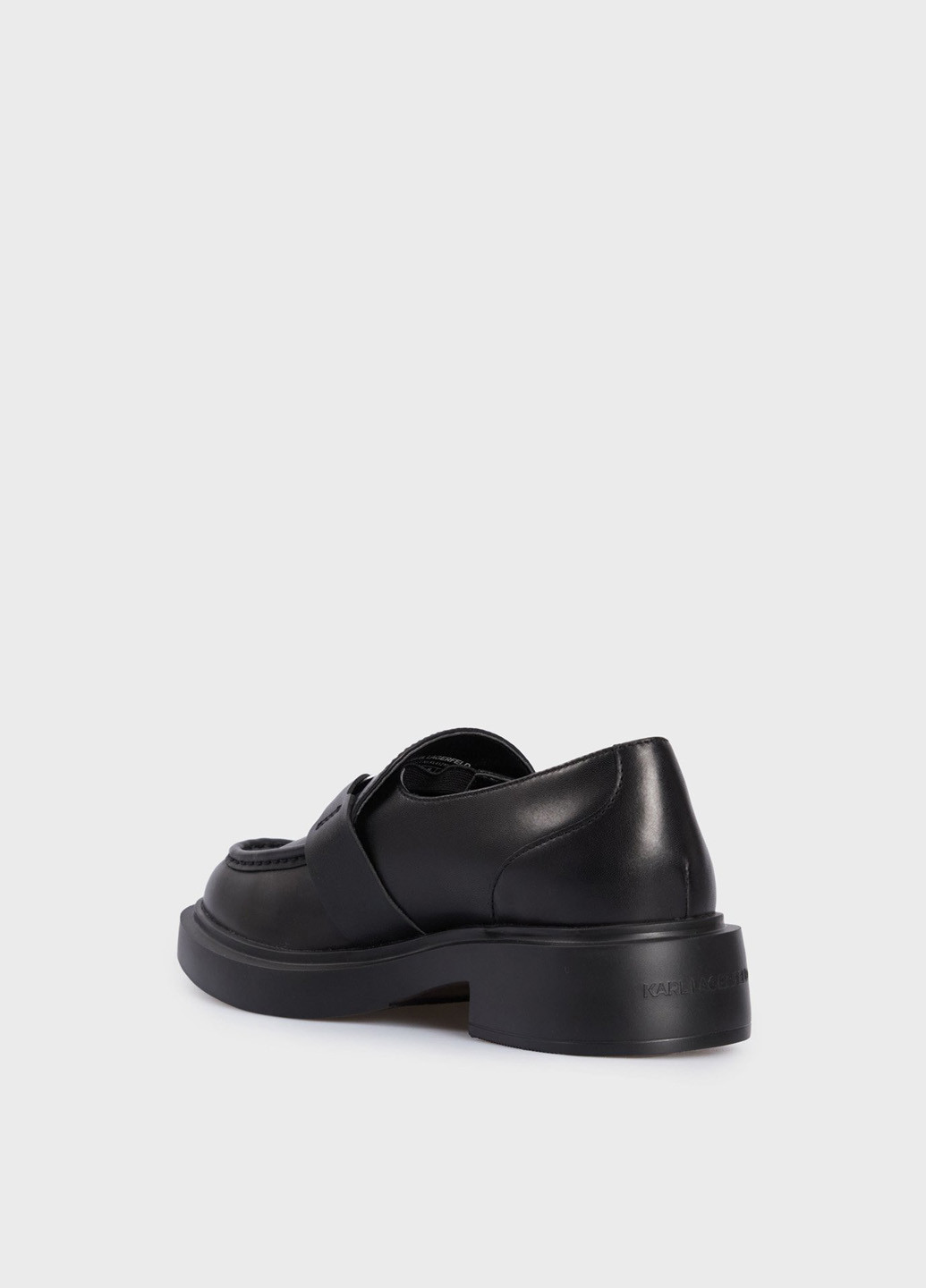Karl Lagerfeld Туфли лоферы черный з натуральная кожа, германия — демисезон (333935912)