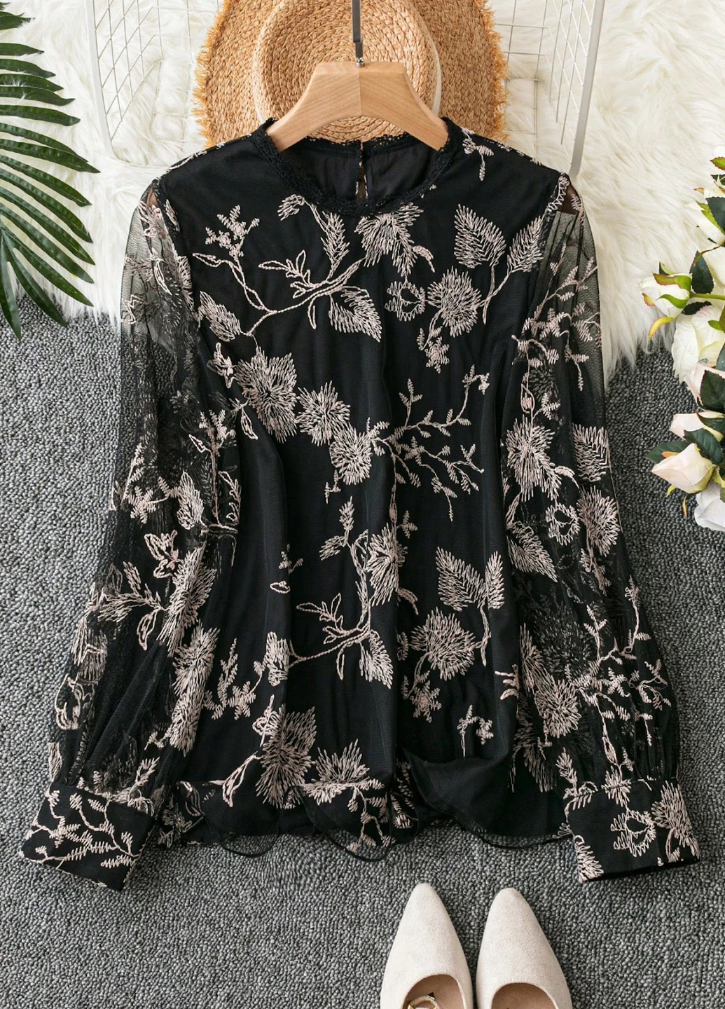 Комбінована блуза SHEIN