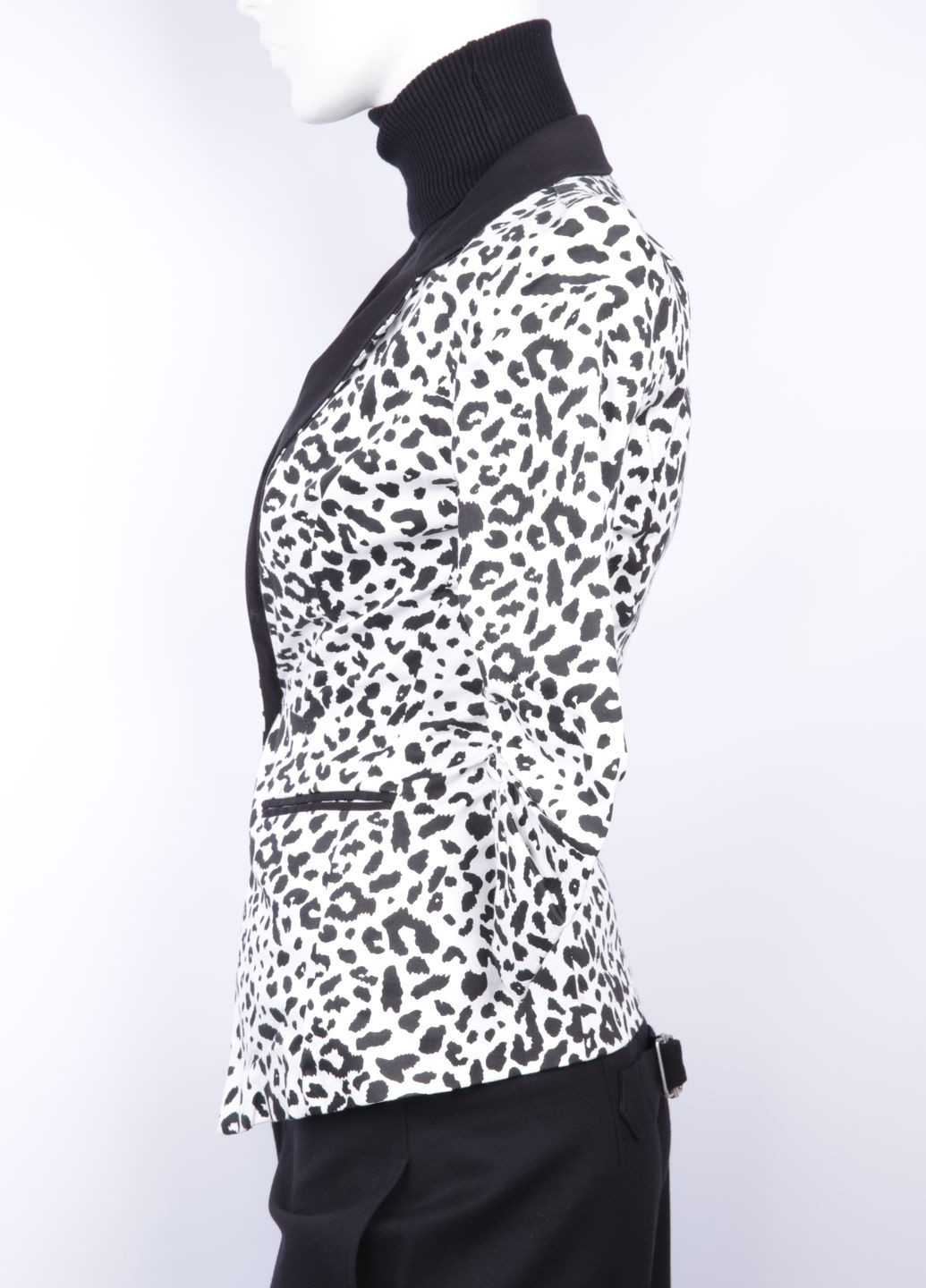Черно-белый женский жакет VERA MODA леопардовый - демисезонный