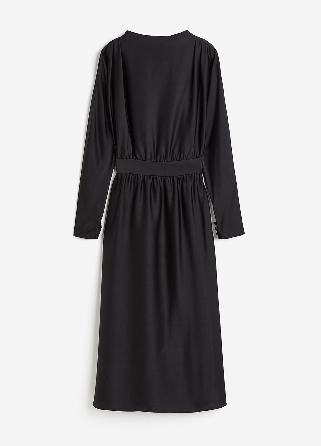 Чорна кежуал сукня H&M однотонна