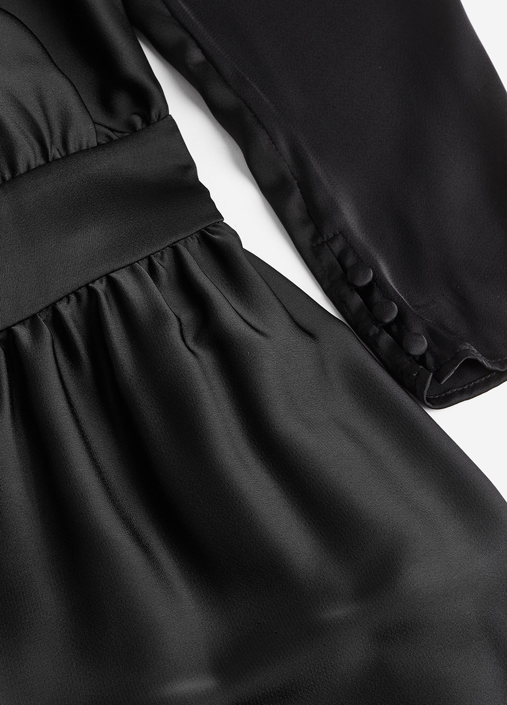 Чорна кежуал сукня H&M однотонна