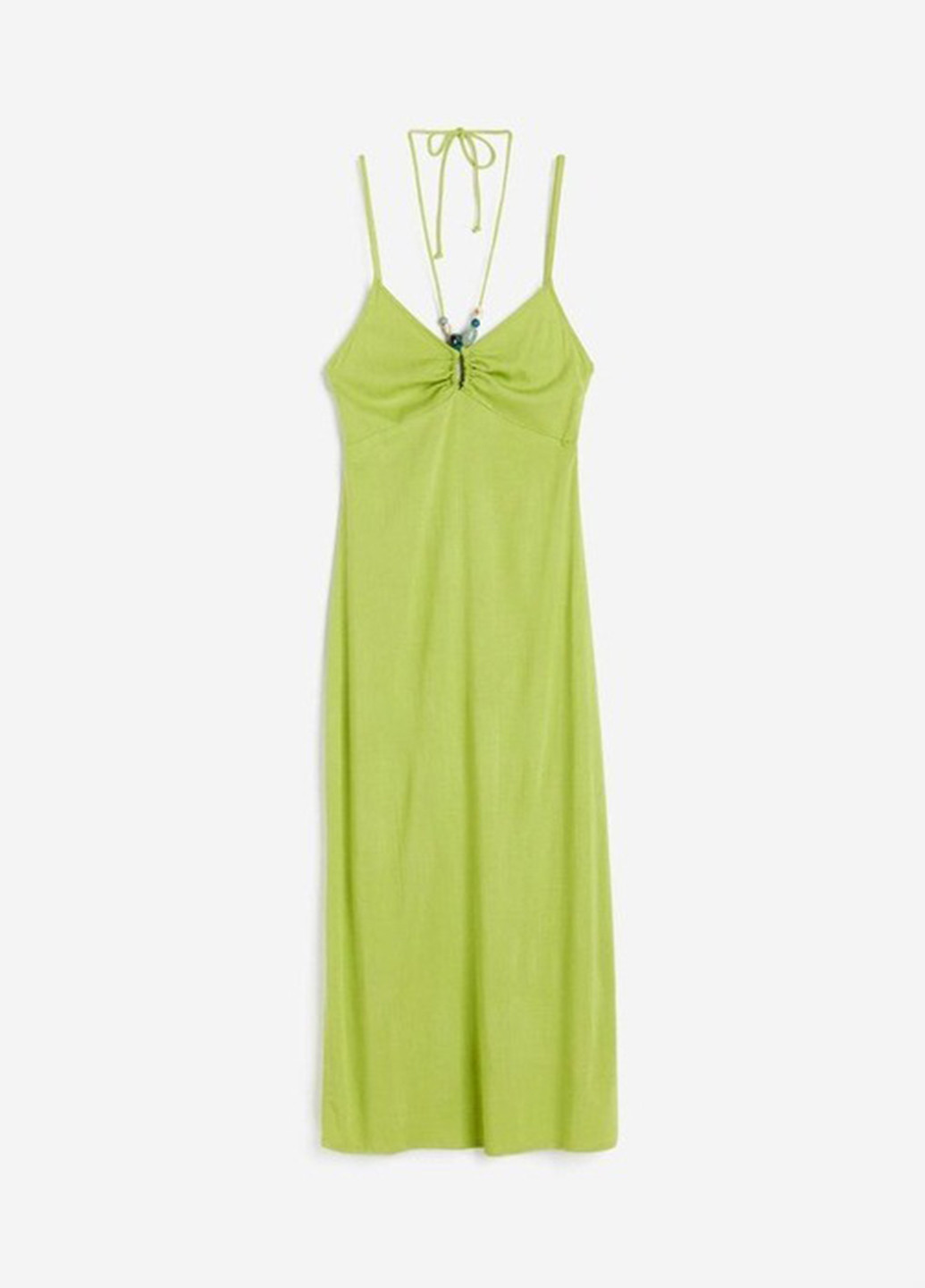 Фісташкова кежуал сукня сукня-комбінація H&M однотонна