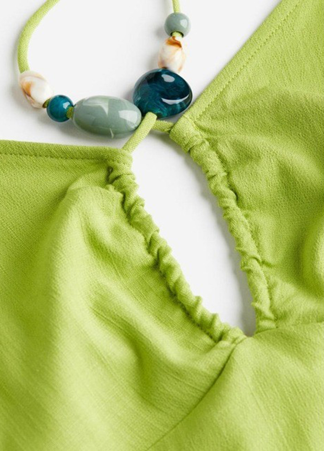 Фісташкова кежуал сукня сукня-комбінація H&M однотонна