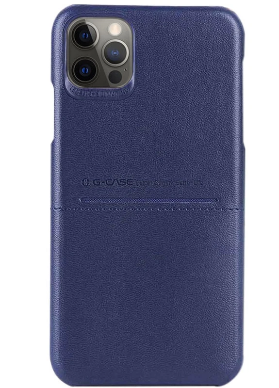 Шкіряна накладка Cardcool Series для Apple iPhone 12 Pro / 12 (6.1 ') Синій (is_00000041343_3) G-Case (229725790)