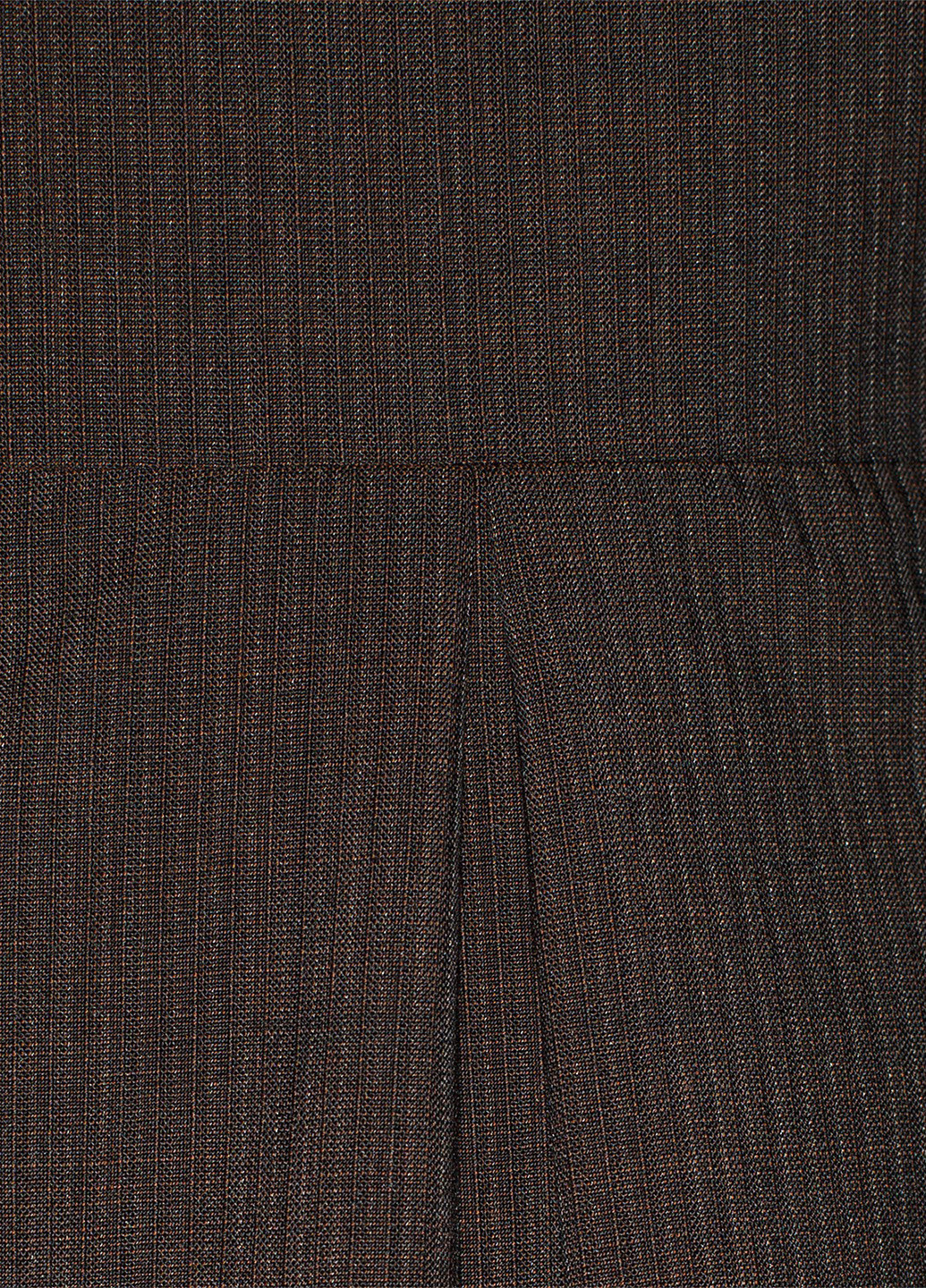Темно-коричневое кэжуал платье Millaka однотонное