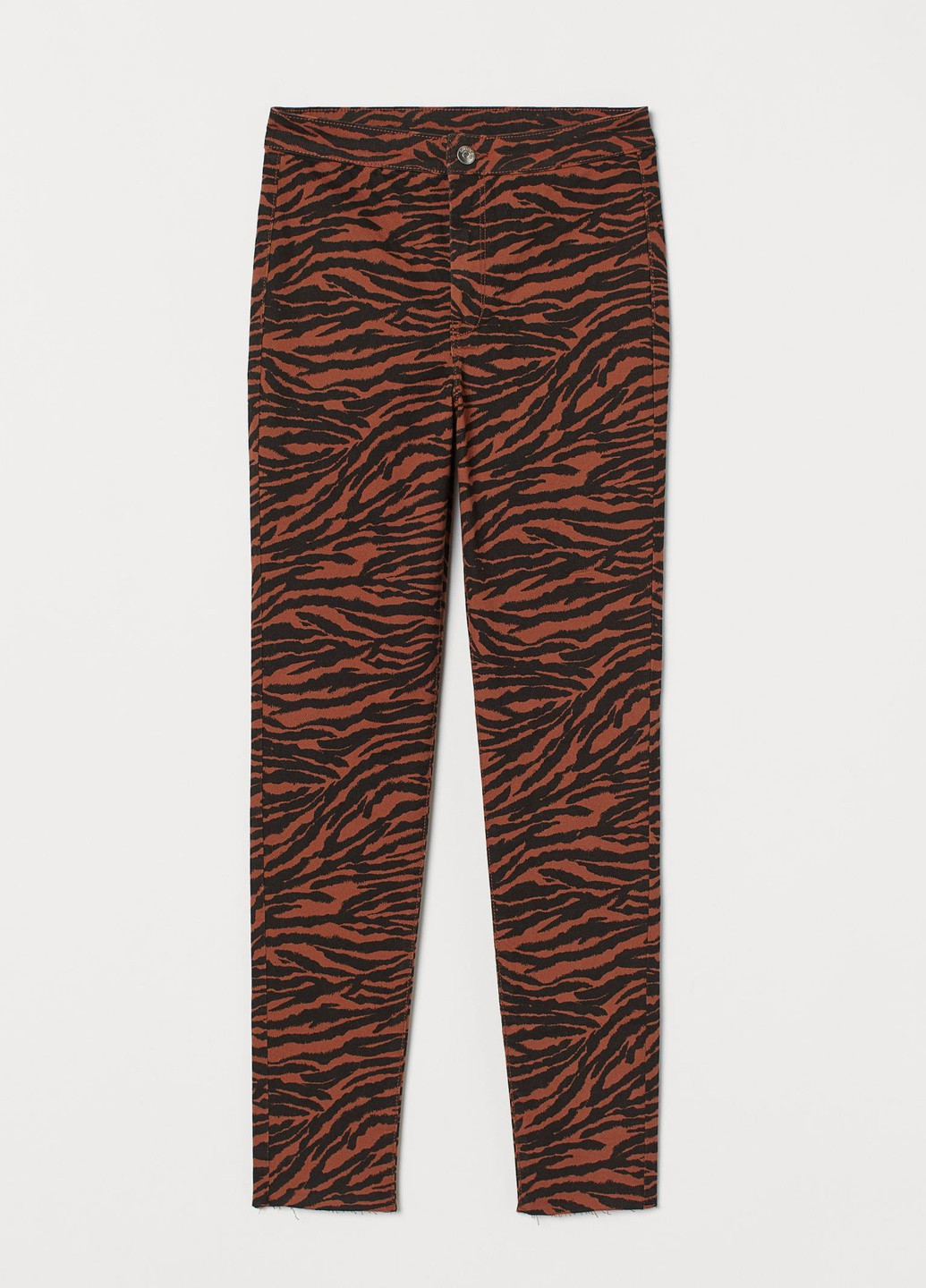 Комбинированные кэжуал демисезонные брюки H&M