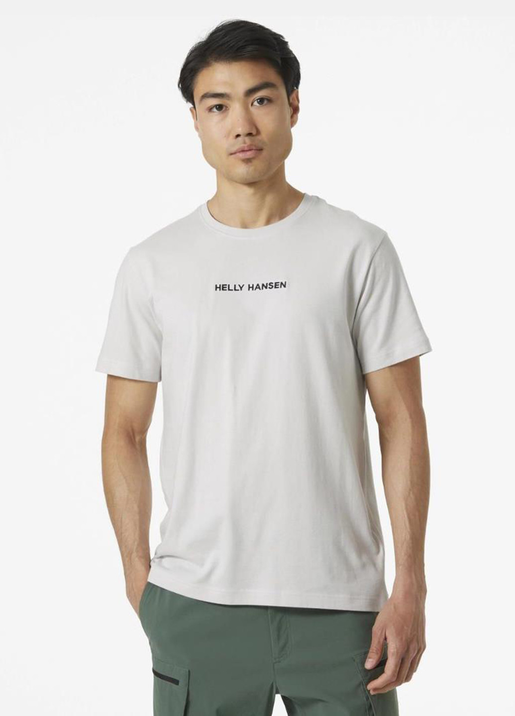 Світло-сіра футболка 53936-823 Helly Hansen Core Graphic Tee
