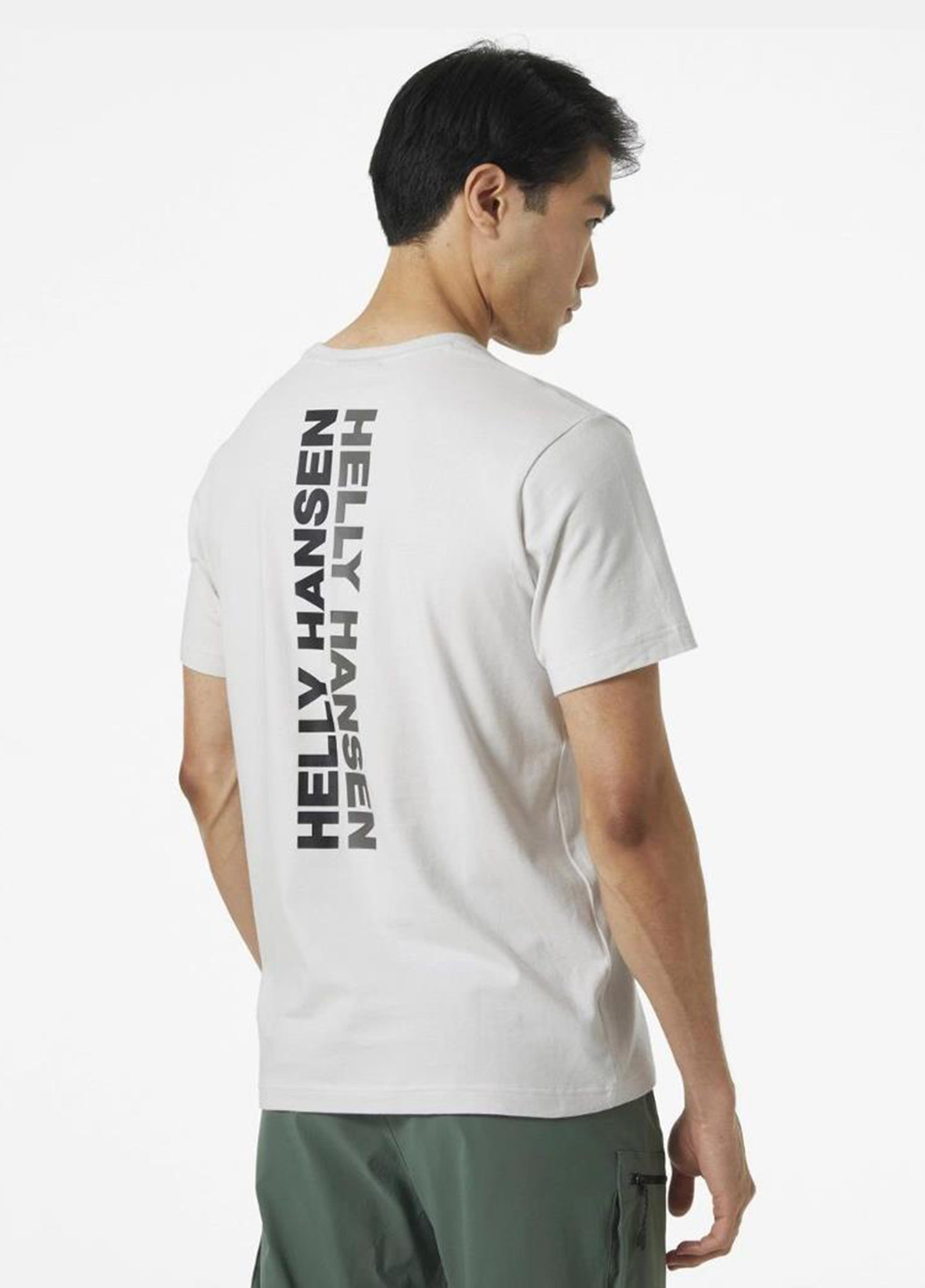 Світло-сіра футболка 53936-823 Helly Hansen Core Graphic Tee