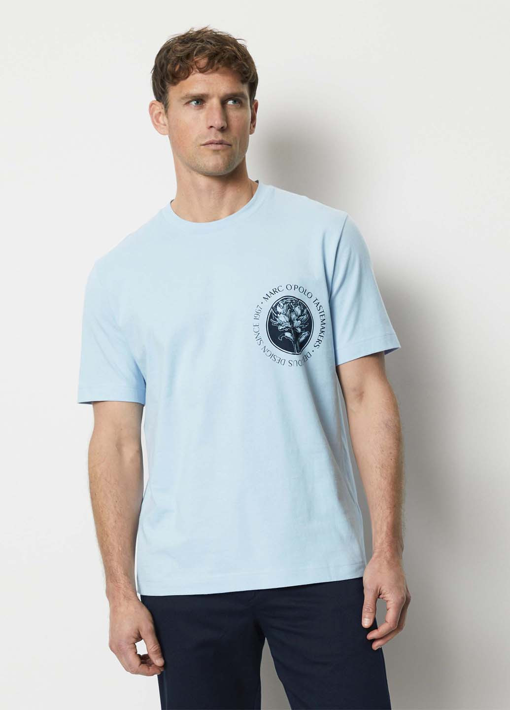 Голубая футболка Marc O'Polo