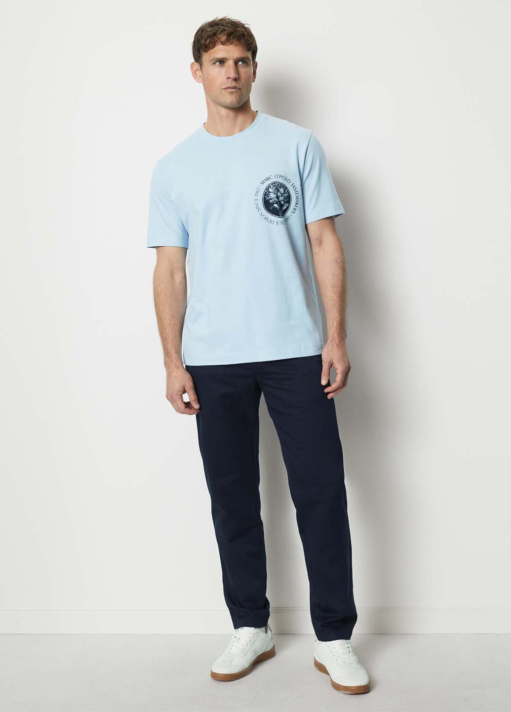 Голубая футболка Marc O'Polo