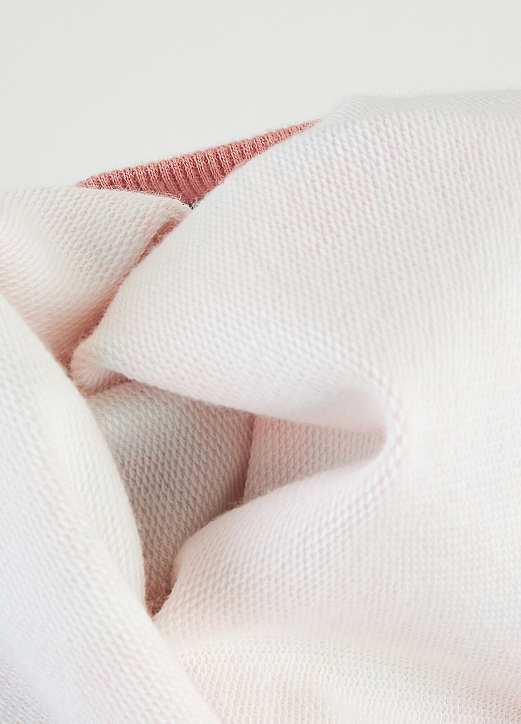 ArDoMi свитшот цветочный светло-розовый кэжуал хлопок, двунитка