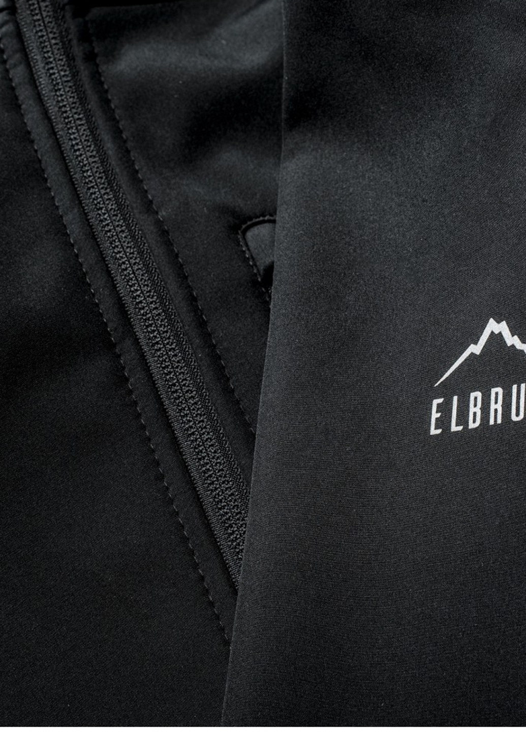 Чорна демісезонна куртка Elbrus