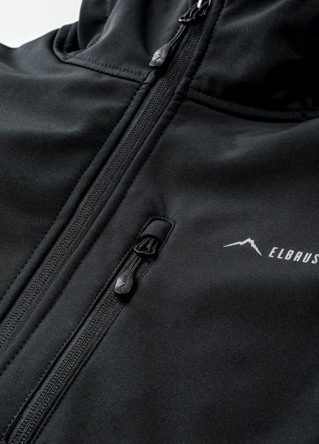 Чорна демісезонна куртка Elbrus