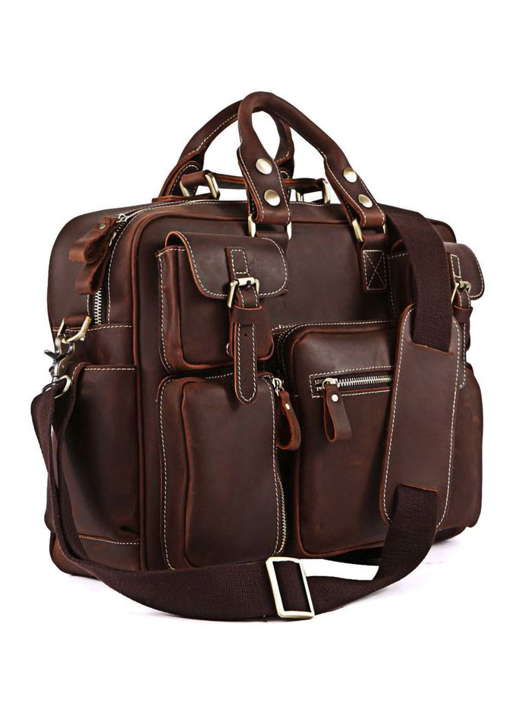 Чоловіча шкіряна сумка 43х31х13 см Vintage (253491304)