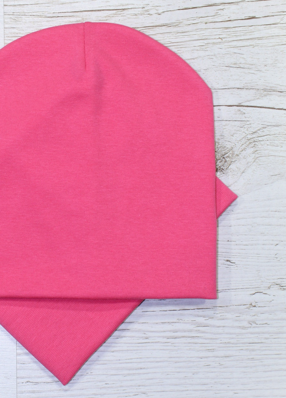 Детская шапка с хомутом КАНТА размер 52-56, розовый (OC-388) Канта (212242481)