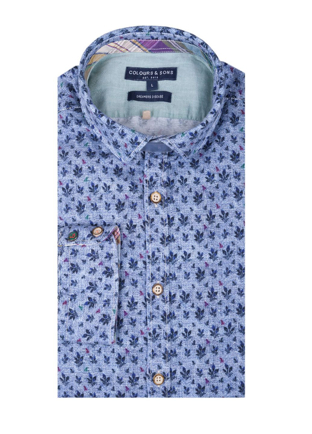 Голубой рубашка COLOURS & SONS