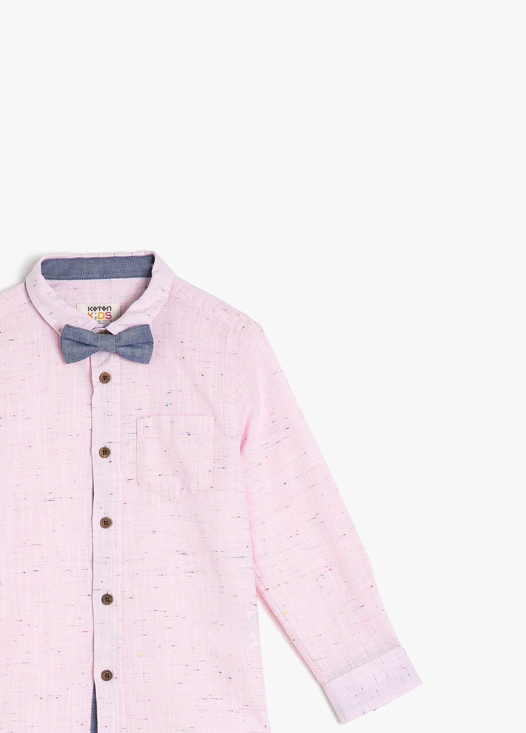 Светло-розовая кэжуал рубашка KOTON
