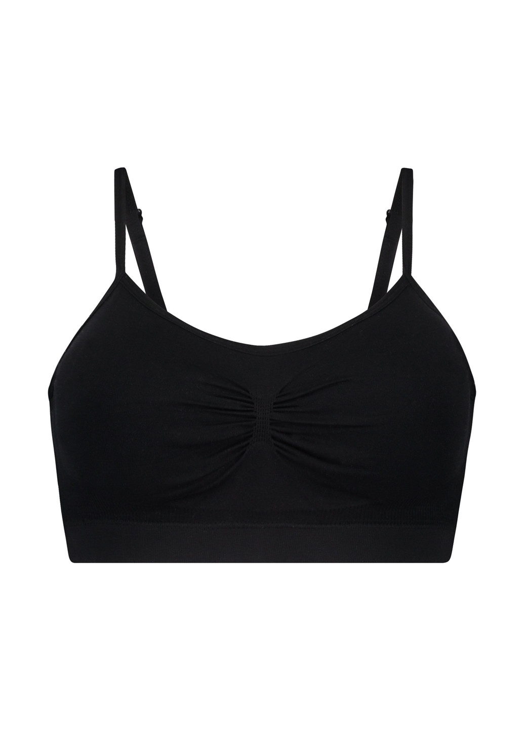 Чорний топ бюстгальтер Hunkemoller без кісточок поліамід