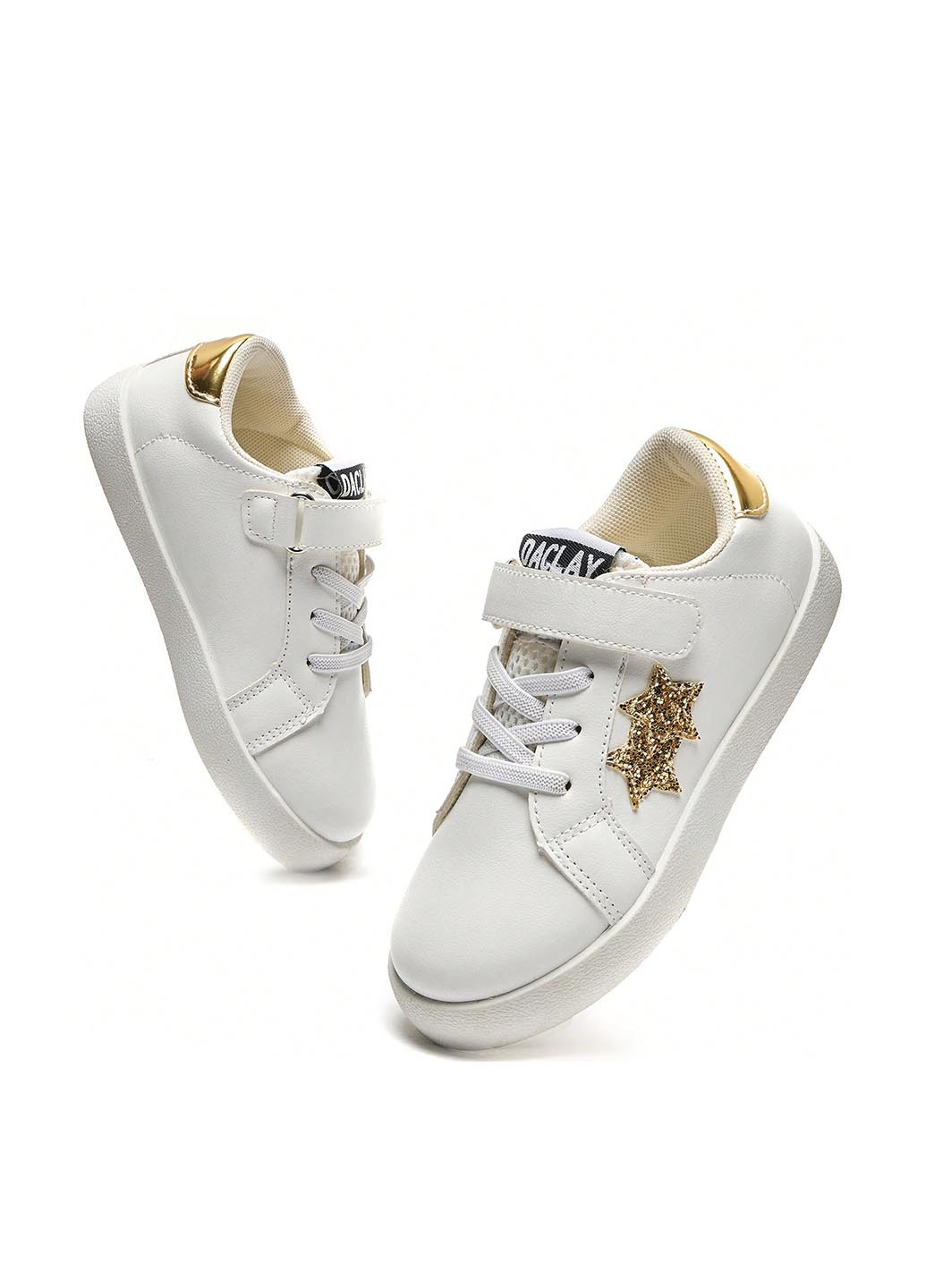 Білі осінні кросівки SHEIN