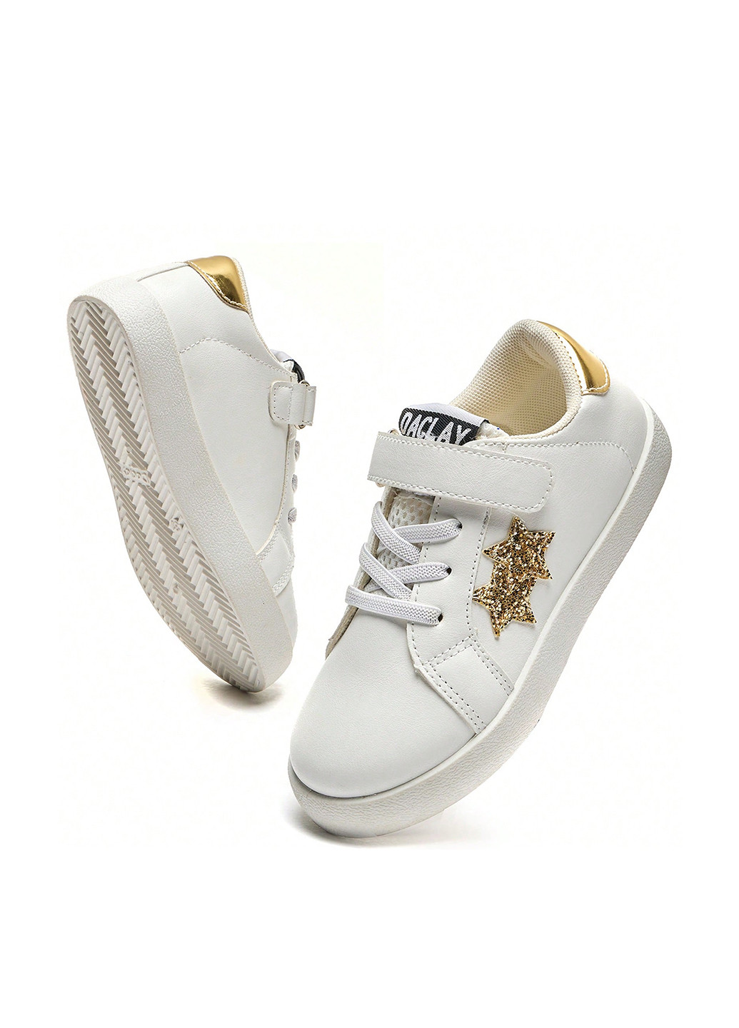 Білі осінні кросівки SHEIN