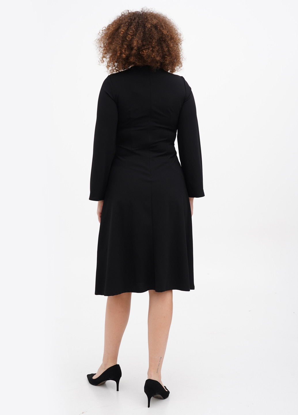 Черное кэжуал платье Closet однотонное