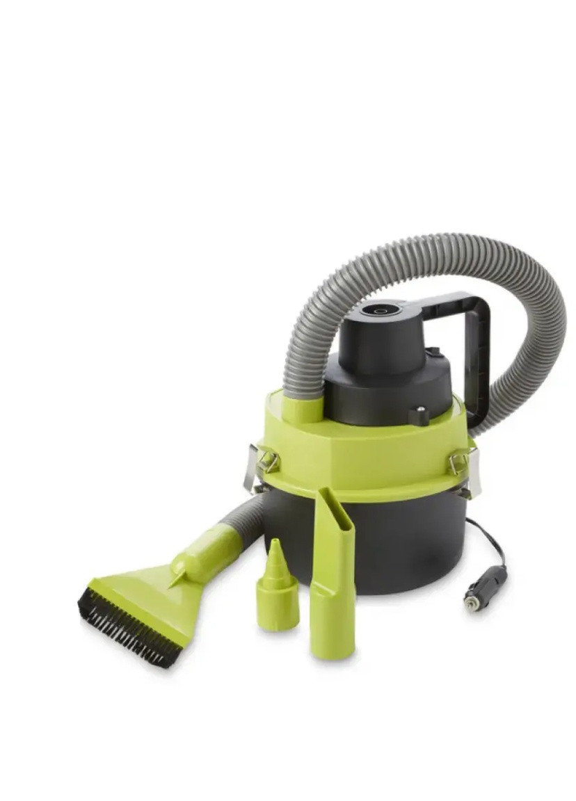 Вакуумний авто пилосос Black Multifunction Auto Vacuum, 4 насадки, 12V No Brand (253916525)