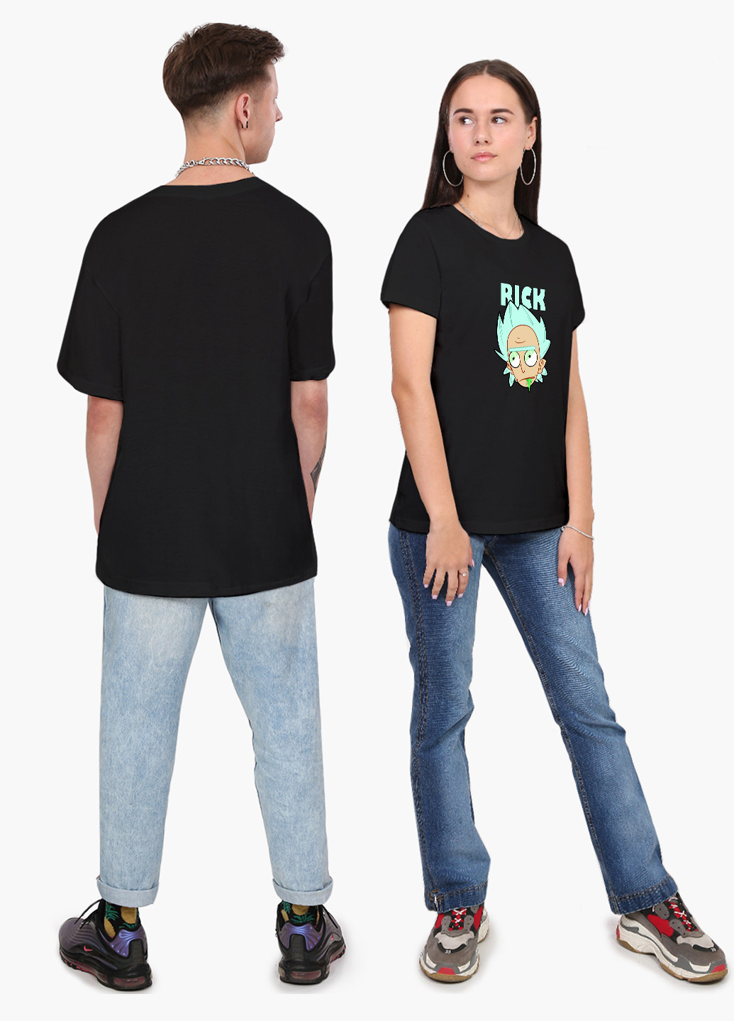 Футболка жіноча Рік Санчез і Бендер Рік і Морті (Bender Rick and Morty) (8976-2942) XXL MobiPrint - (227212273)