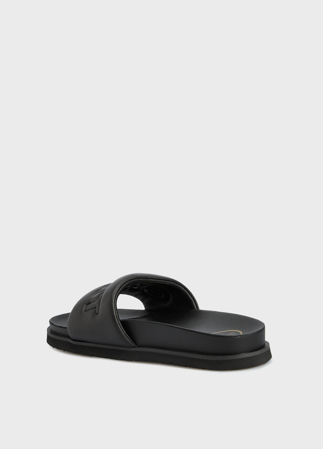 Черные шлепанцы Gant с логотипом