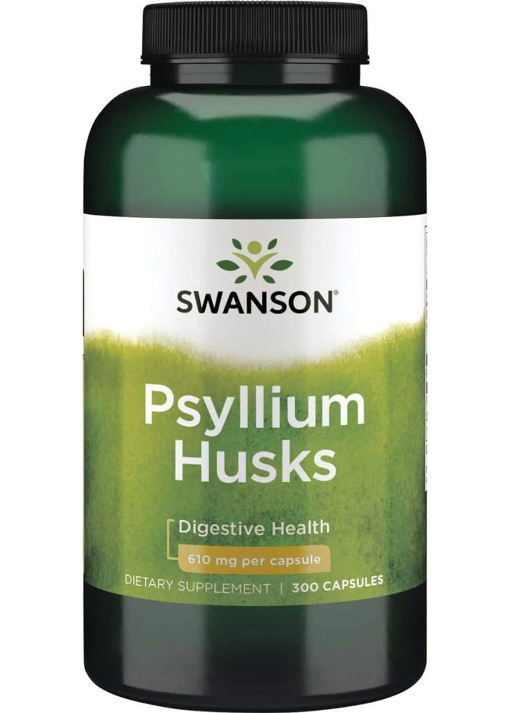 Подорожник Psyllium Husks 610 mg 300 капсул Swanson (255407840)