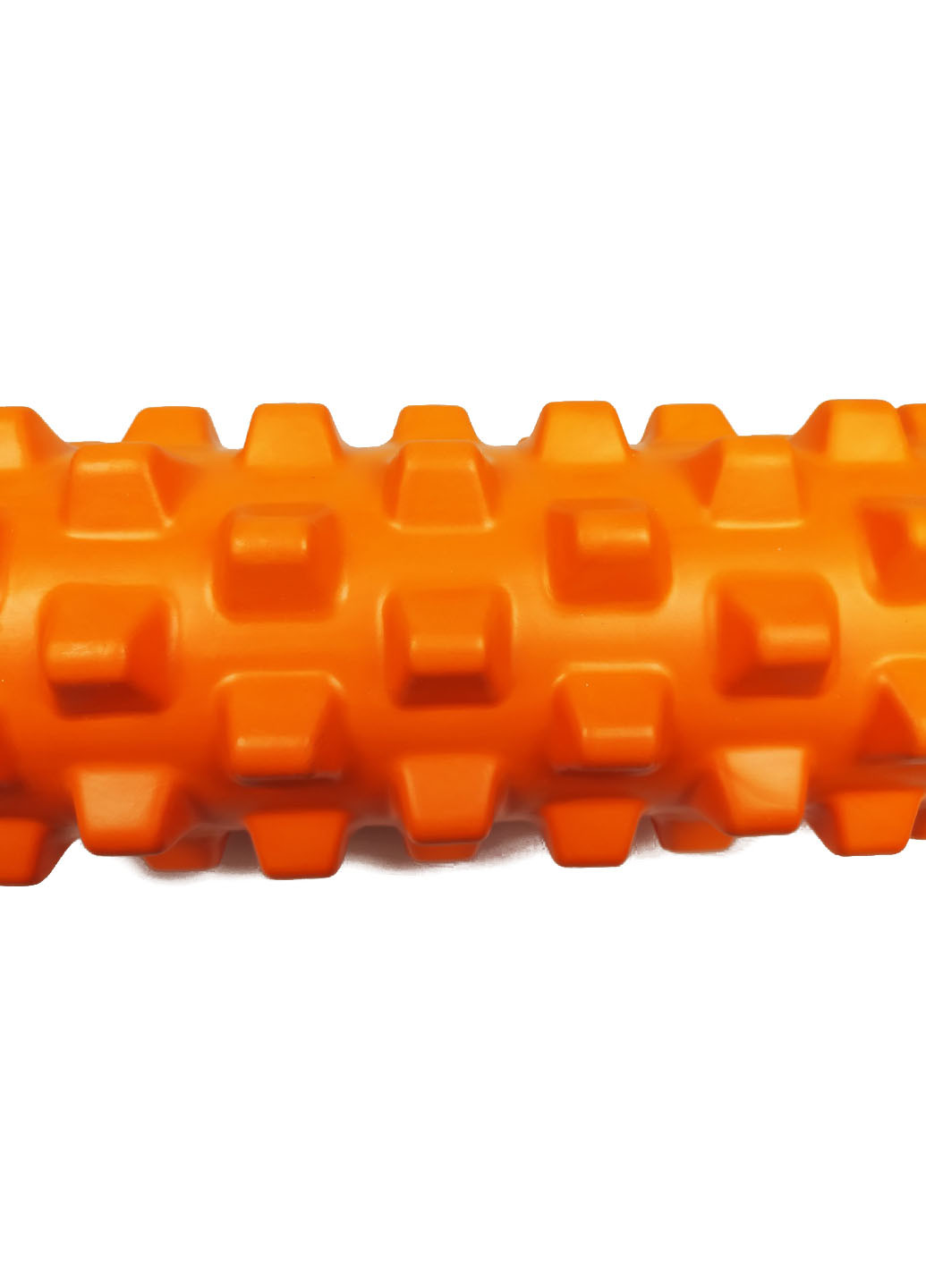 Массажный ролик EVA Spikes 33 см оранжевый (роллер-цилиндр для йоги, массажа всего тела: рук, ног, спины, шеи) EasyFit (237657432)