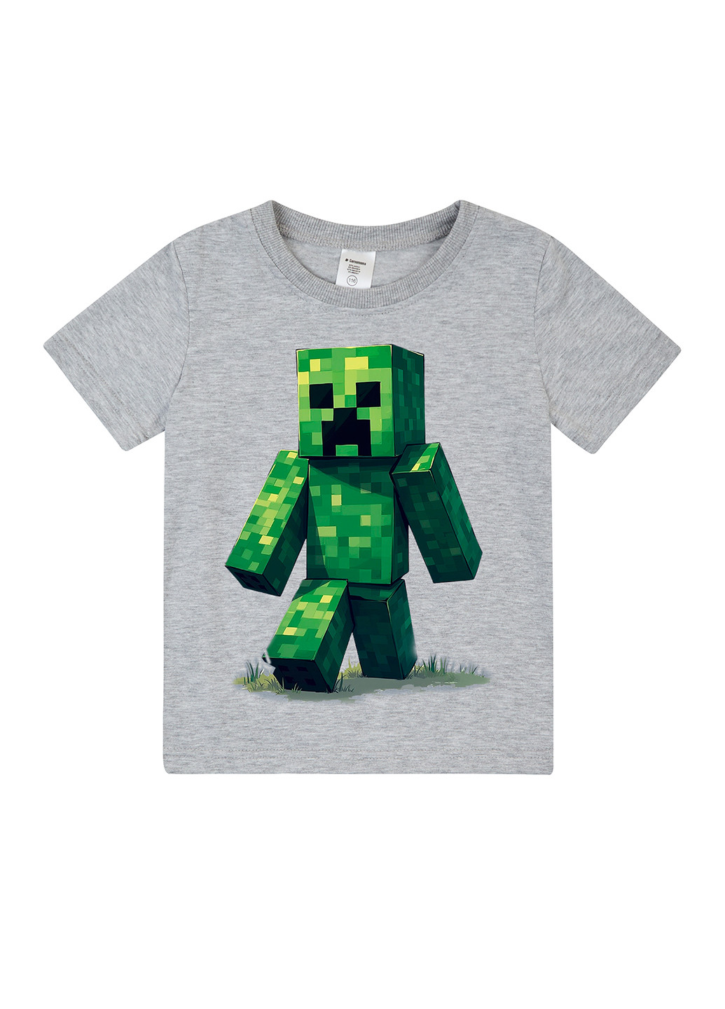 Серая летняя футболка Garnamama