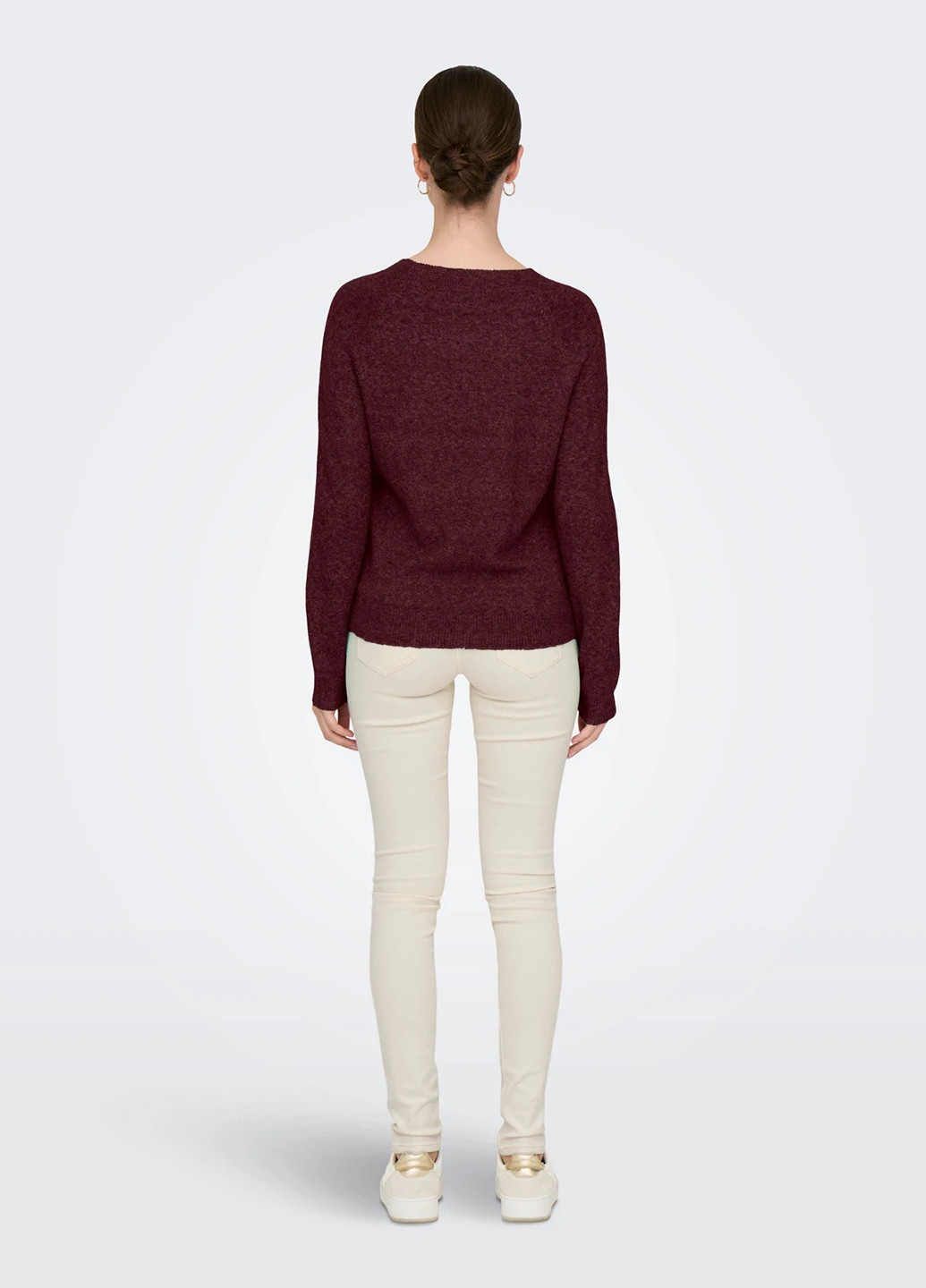 Бордовый демисезонный джемпер джемпер Only