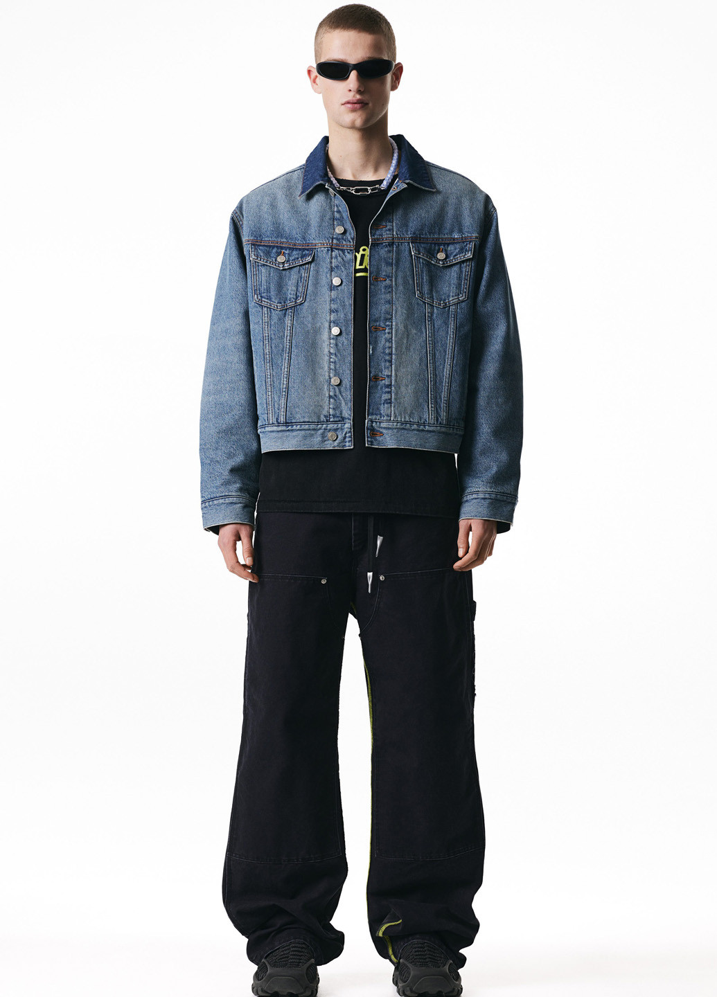 Светло-синяя демисезонная куртка H&M