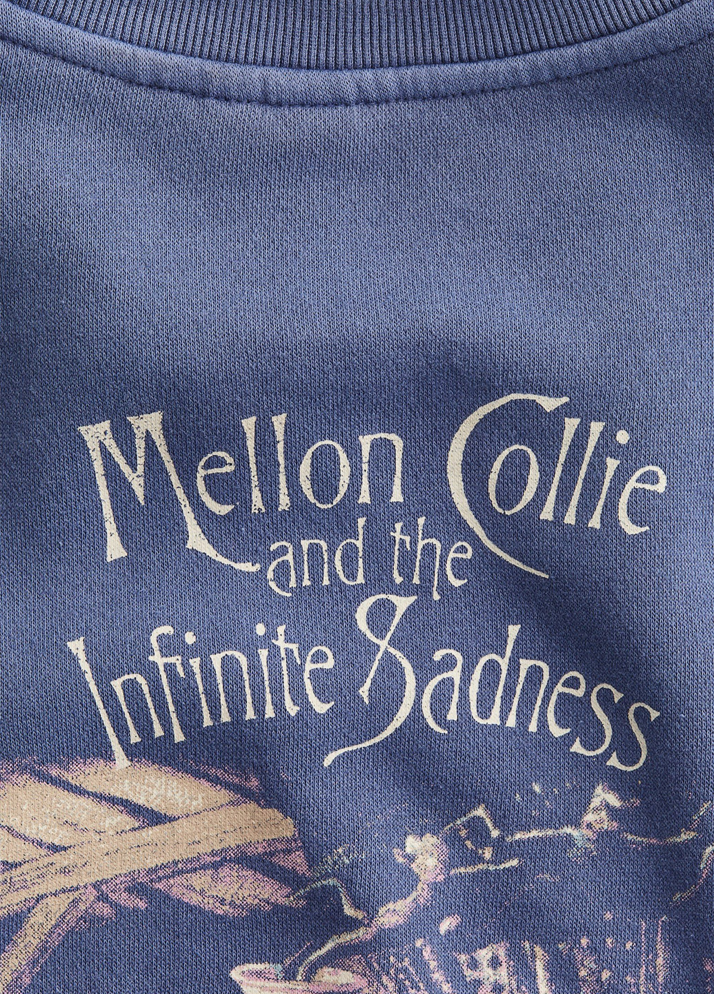 Синій світшот H&M напис без декору (366778491)