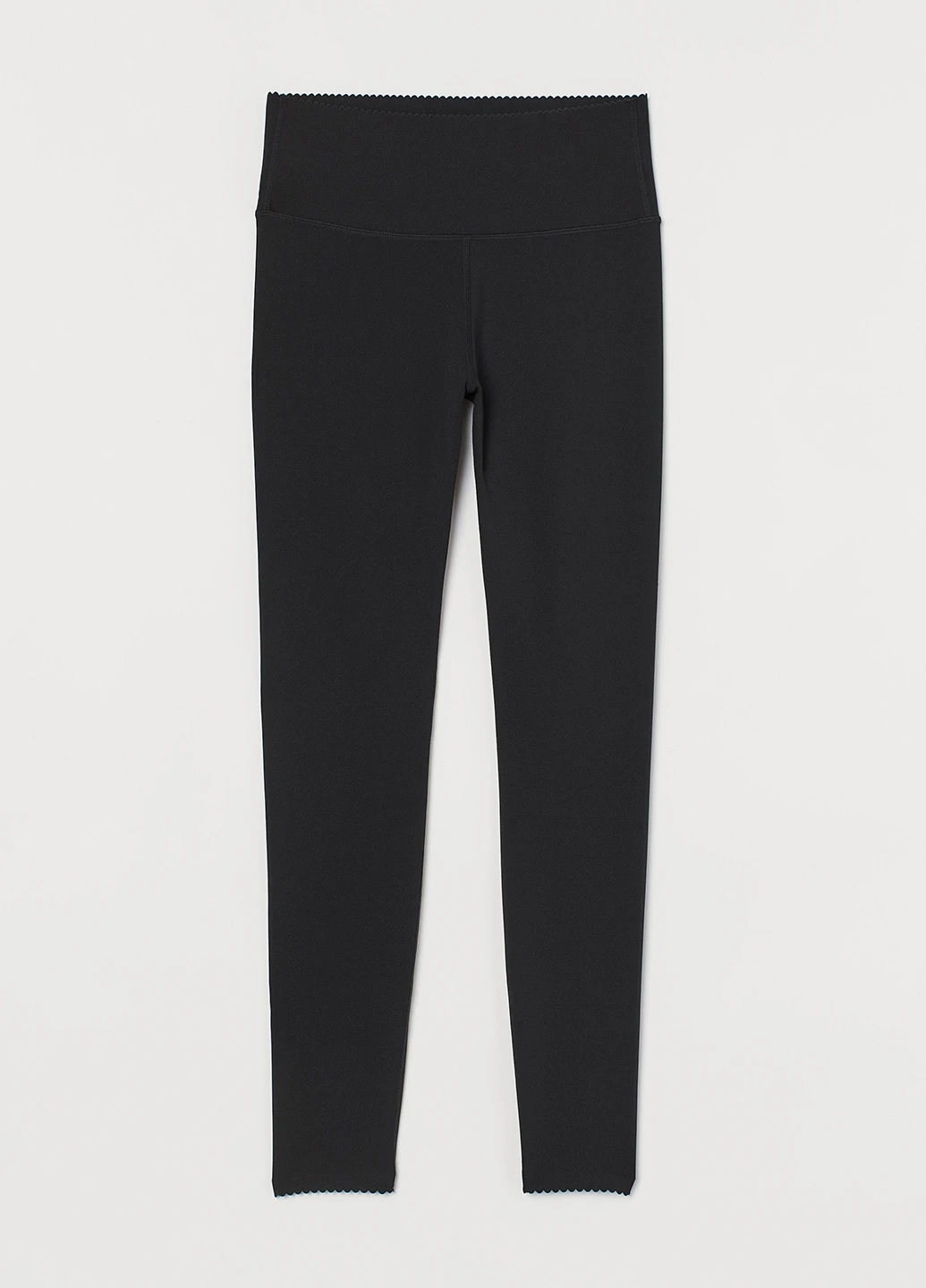 Черные демисезонные леггинсы H&M