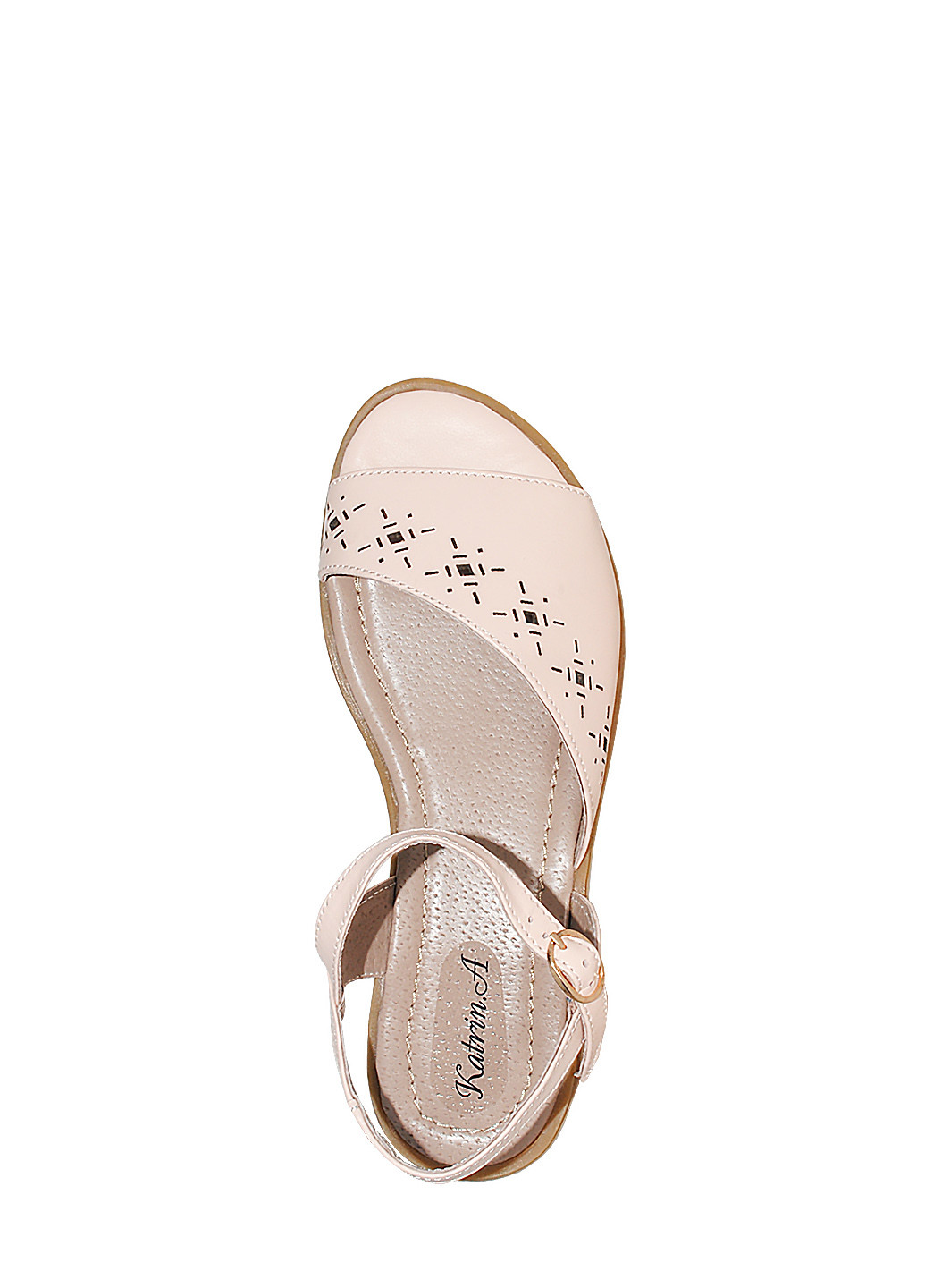 Пудровые босоножки r317 пудровый Katrin.A