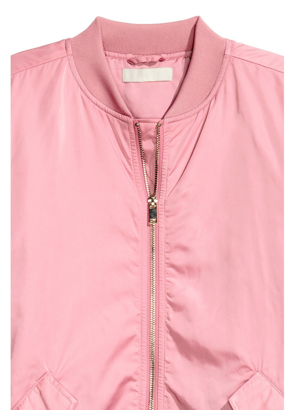 Розовая демисезонная куртка бомбер H&M