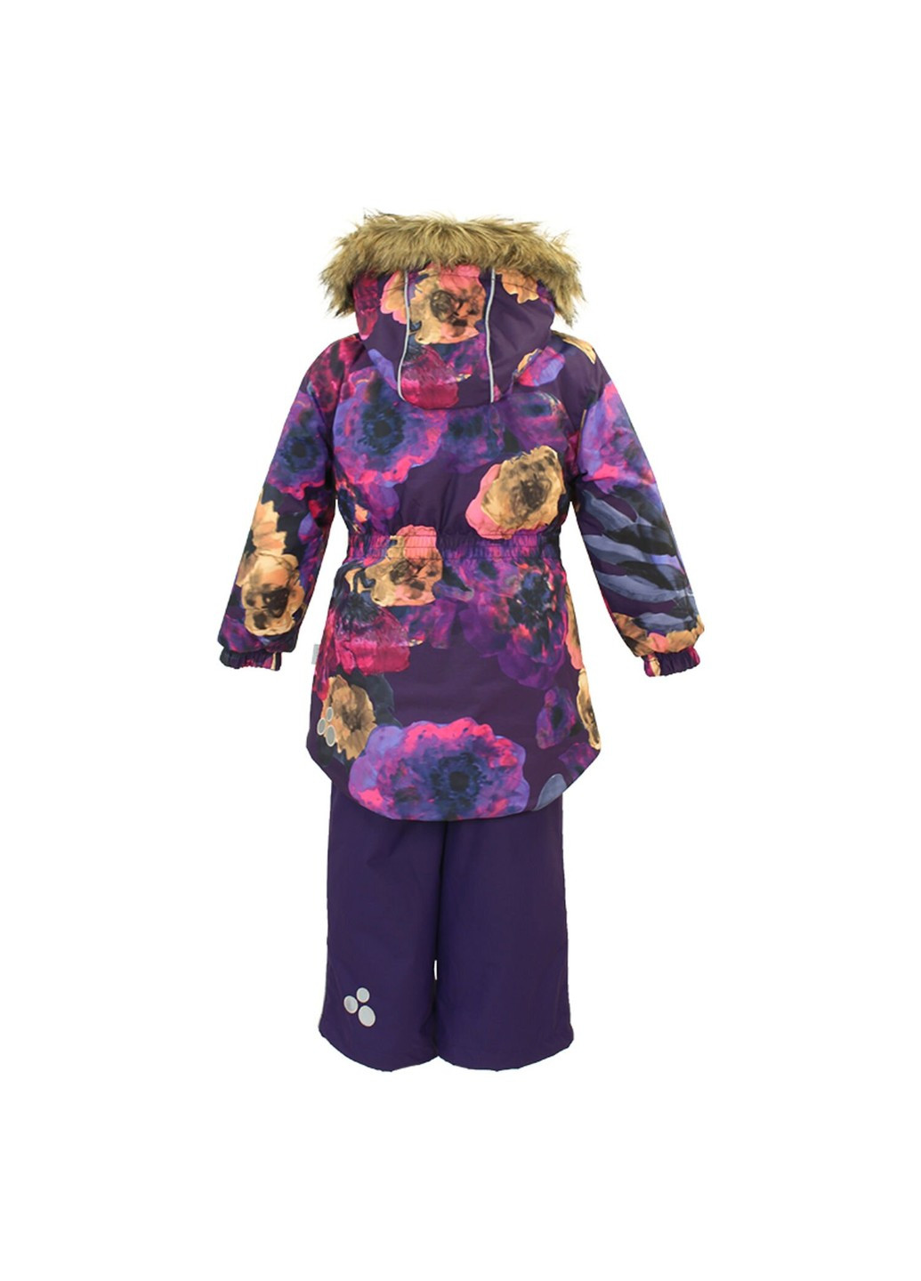 Фиолетовый зимний комплект зимний (куртка + брюки) renely 1 Huppa