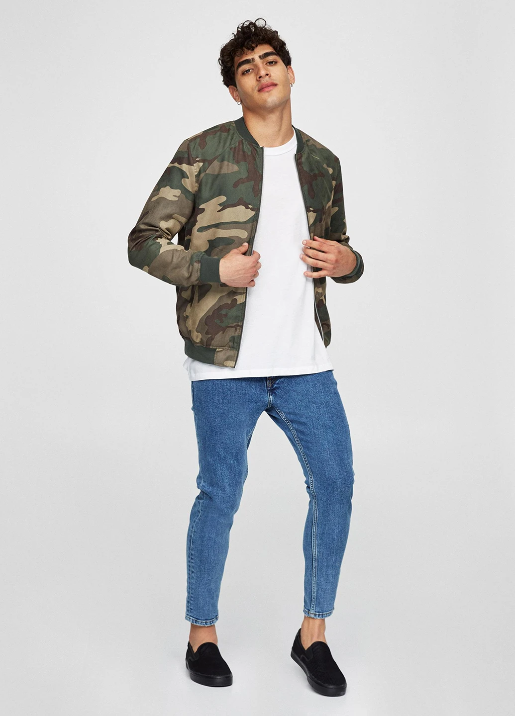 Бомбер Pull & Bear на молнии (249162527)
