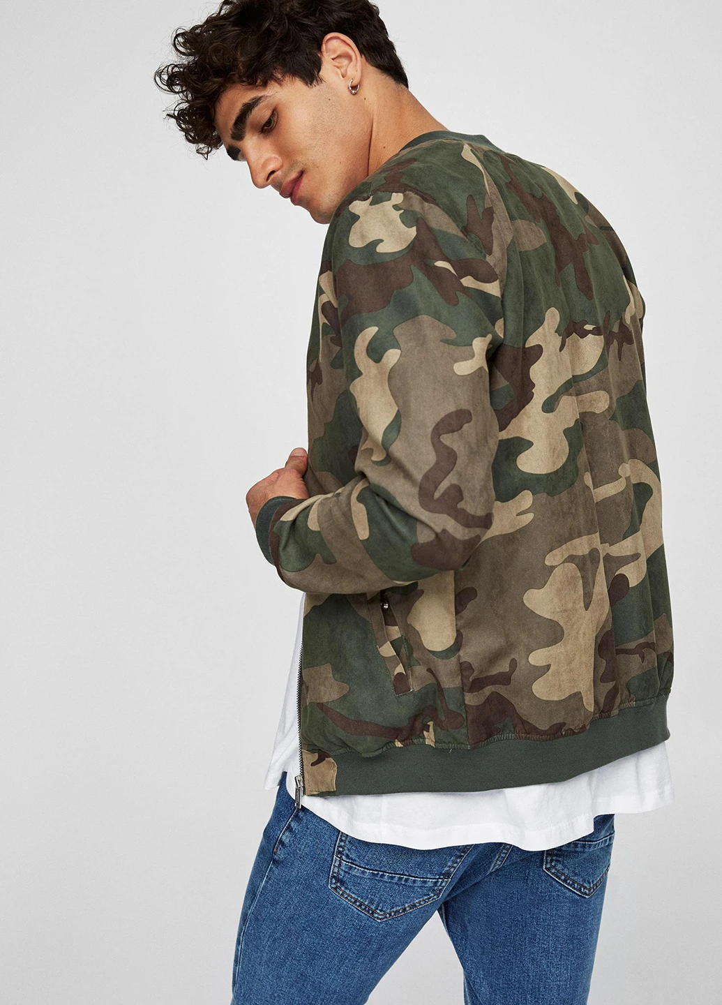 Бомбер Pull & Bear на молнии (249162527)