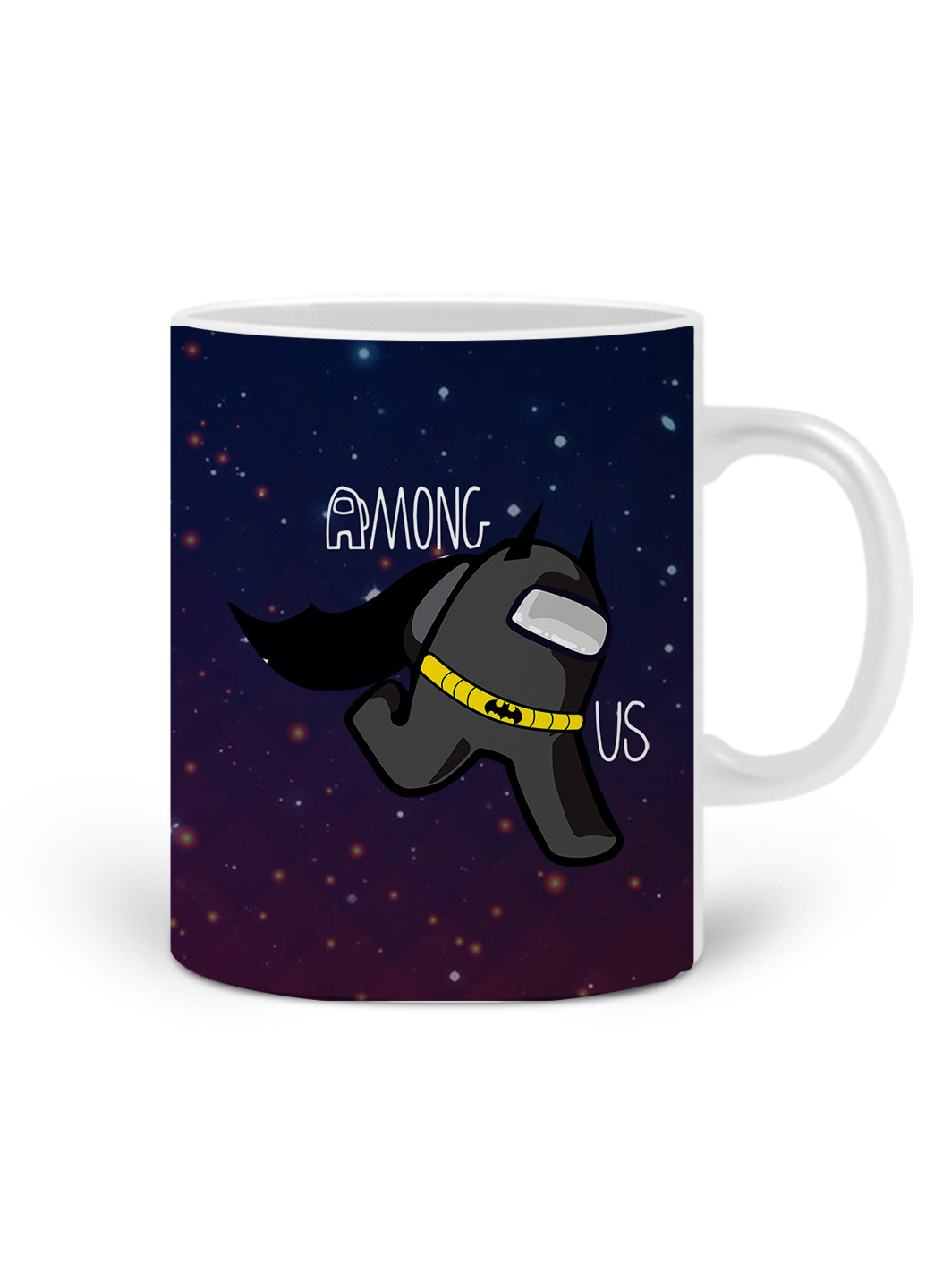 Кружка Амонг Ас Бетмен Бетмен (Among Us Batman) 330 мл горнятко керамічне (20259-2430) MobiPrint (219777353)