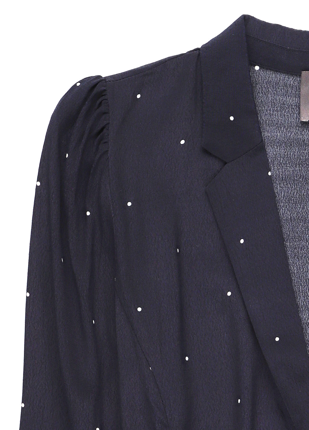 Темно-синий женский жакет Vince Camuto в горошек - демисезонный