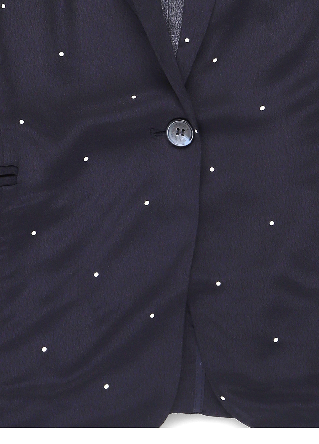 Темно-синий женский жакет Vince Camuto в горошек - демисезонный