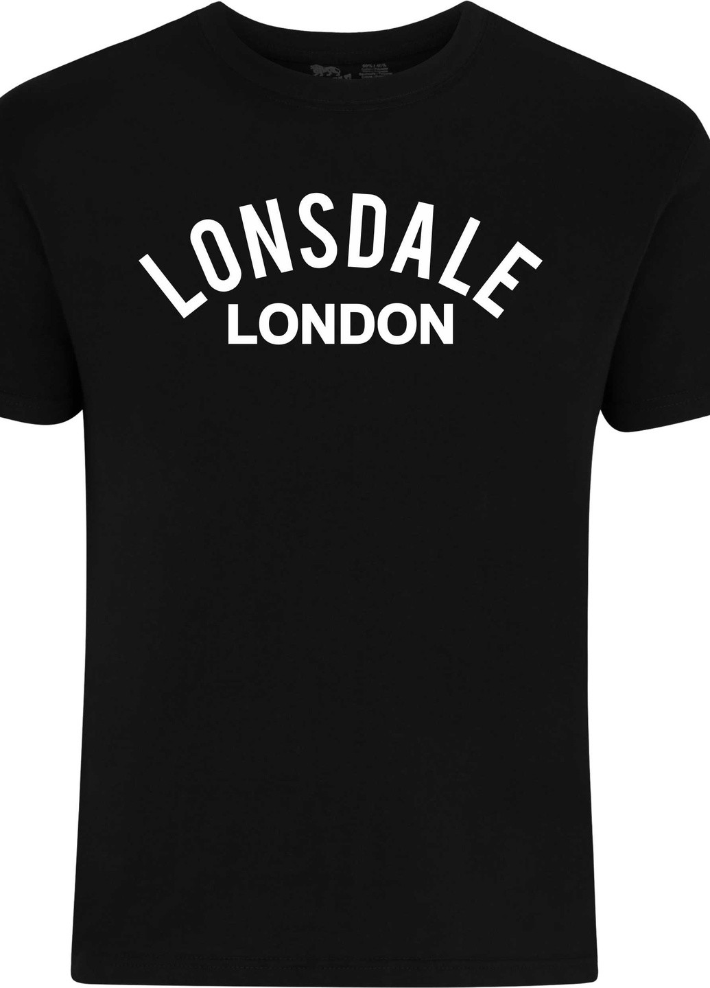 Чорна футболка Lonsdale BRADFIELD