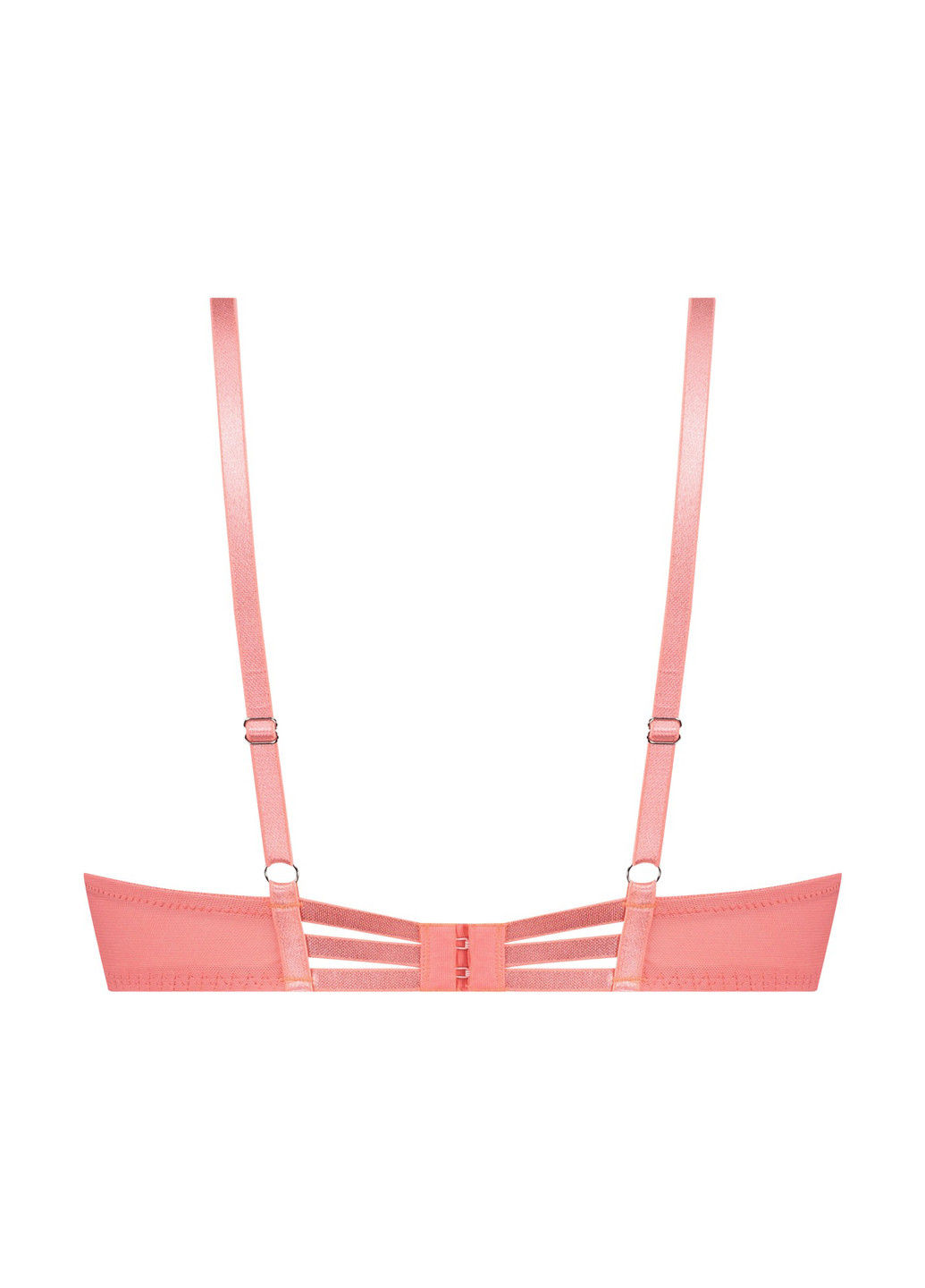 Кораловий мінімайзер бюстгальтер Hunkemoller з кісточками поліамід