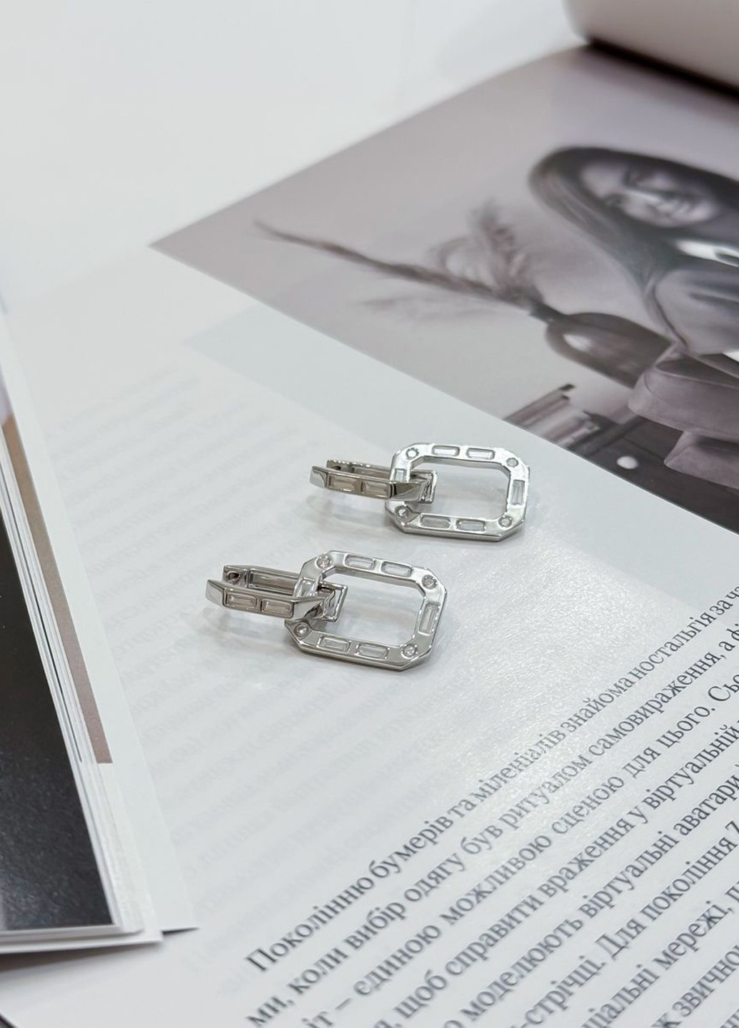 Сережки Silver Flame (317284839)