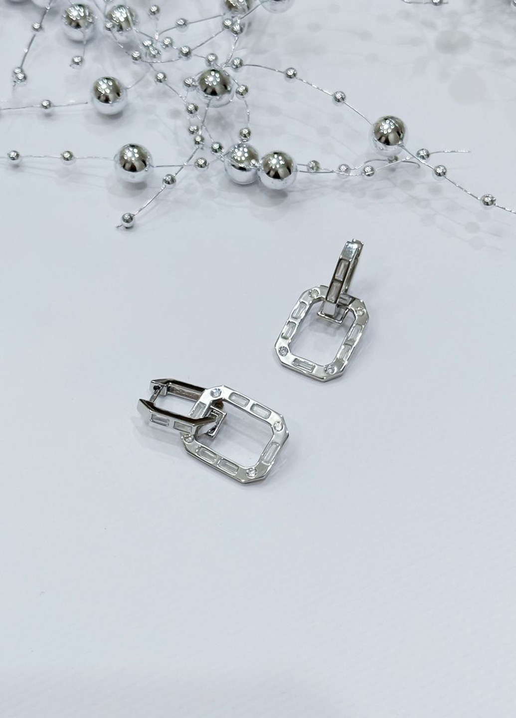 Сережки Silver Flame (317284839)